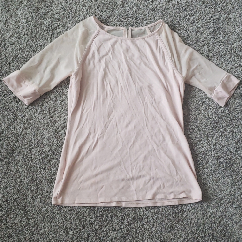Mesh sleeve top